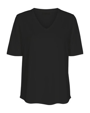 Freequent Fqnellie-V-1/2 Sleeve Black
