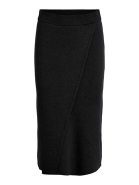 Vila vimarla hw pencil knit skirt/su Black
