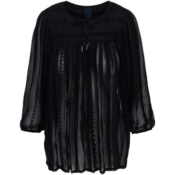 One Two Luxzuz Renee Blouse Black