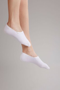 Cada Polyamide Sneakersok (2-pack) White