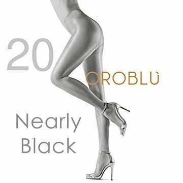 Oroblu Magie 20 den Nearly Black Satin Tights