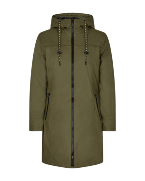 Freequent fqrain-jacket Olive Night