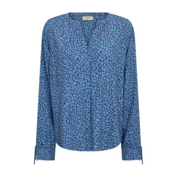 Freequent fqamalia-blouse Della Robbia Blu w Navy Blazer