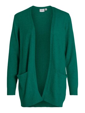 Vila viril open l/s knit cardigan - noos Ultramarine Green DARK MELANGE