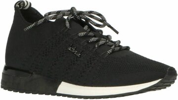 La Strada Sneaker black knitted 4506