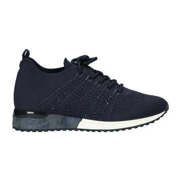 La Strada Sneaker dk blue knitted + stones 2112649-4560