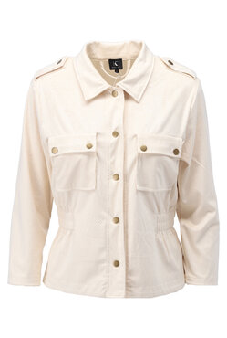 K-Design Suede look jacket with pockets