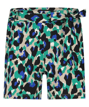 Lady Day Shorty Leopard print paradise green