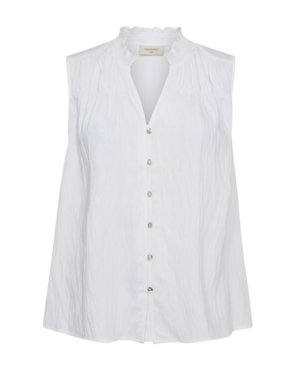 Freequent fqally-blouse Brilliant white