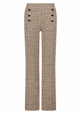Tramontana Trousers Stretch Tweed MultiColour