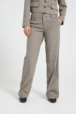 Freequent fqsillen-pant Light Grey Mel. W. Charcoal Me