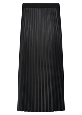 Tramontana Skirt Pleated PU Black