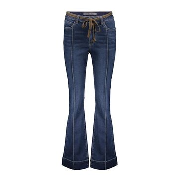 Geisha Jeans flair  blue denim stonewash