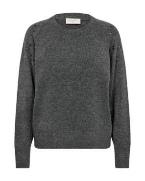 Freequent fqvidoo-pullover Dark Grey Melange