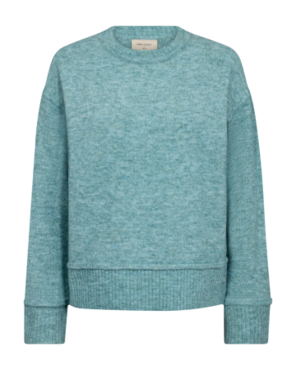 Freequent fqmulle-pullover Dusty Turquoise Mel.