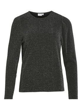 Vila vieleina o-neck l/s top/bf Black Beauty