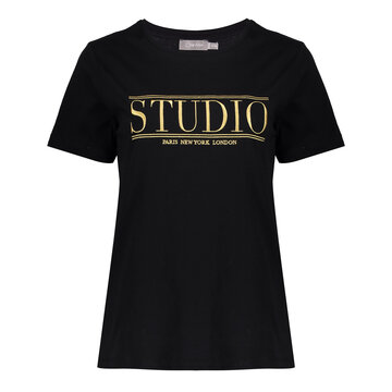 Geisha T-shirt STUDIO black/gold 42635-24