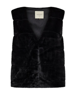 Freequent fqfoxy-waistcoat Black