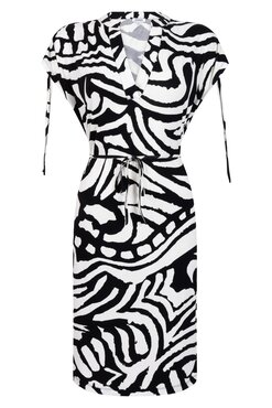 Zoso Daisy black jurk