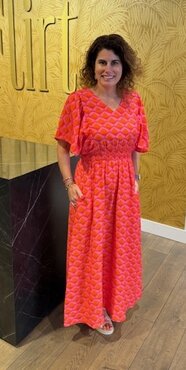 Geisha Dress coral/pink  57092-20
