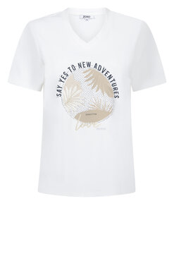 Zoso Isa travel top white/sand
