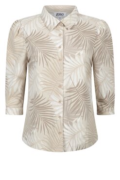 Zoso Karin travel blouse sand