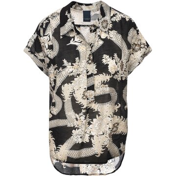 One Two Luxzuz Jardine Blouse999 Black