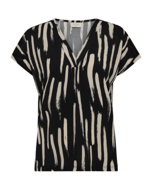Freequent fqfloi-tee Black w. Moonbeam