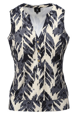 K-Design top met blauw design