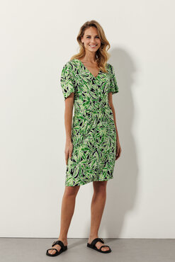 Tramontana Dress Jungle Oasis Short PrintGreens D02-16-502
