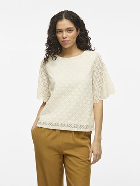 Vila vimirna o-neck 2/4 top Birch