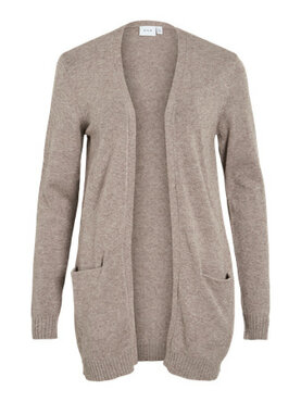 Vila viril open l/s knit cardigan - noos Falcon MELANGE