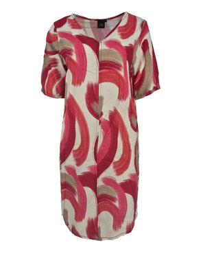 Fos Jurk - Linde Aquarel Groot Rood