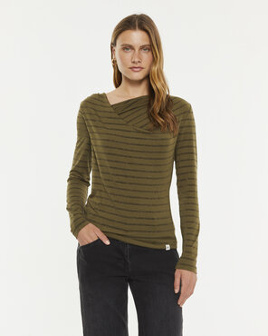 Paz torras I25858 Kaki T-shirt Kaki