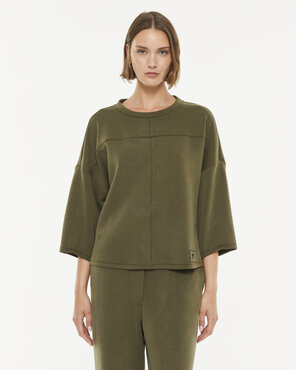 Paz torras I25862 SUDADERA Kaki