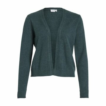 Vila viril short l/s knit cardigan-noos Ponderosa Pine DARK MELANGE