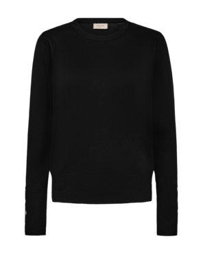 Freequent fqkatie-pullover ronde hals Black