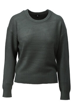 K-Design Pull ronde hals B865 thyme