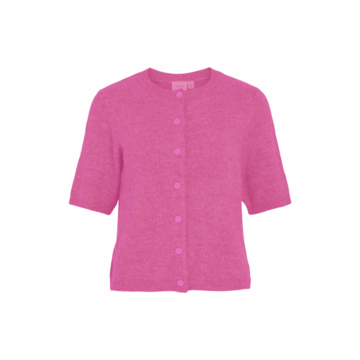 Vila vidainty o-neck 2/4 knit cardigan/1 Sangria Sunset Melange