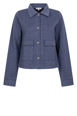 Zoso 254Jane Fancy jacquard jacket blue