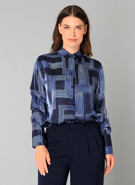 Yest Bibiana Tops Dark Navy/French Blu