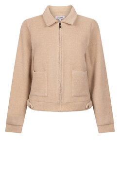 Zoso 254Fien Fancy jacquard jacket sand