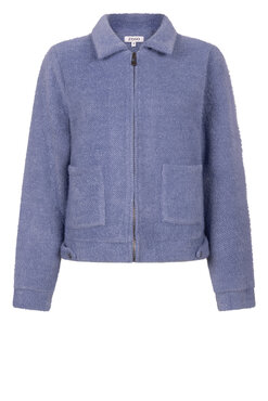 Zoso 254Fien Fancy jacquard jacket blue