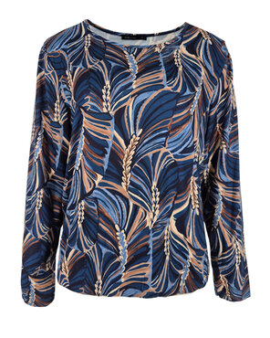 Fos Top - Sisi Feather Line-FB navy