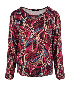 Fos Top - Sisi Feather Line-FB Bordeaux