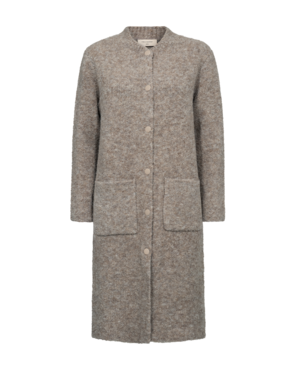 Freequent fqjump-cardigan Desert Taupe Melange