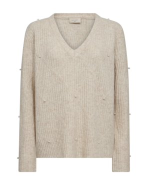 Freequent fqpearly-pullover Moonbeam Melange