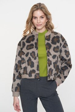 Geisha Bomber jacket camel/antracite