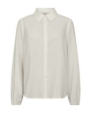 Freequent fqshine-shirt Star Off-white mel