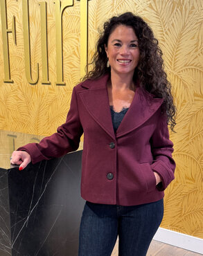 Vila visolo l/s short jacket/tes/1 Fig